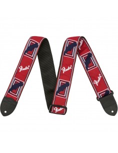 _ Accessori per strumenti a cordaTracolla fender 2" monogrammed red/white/blue 0990682000