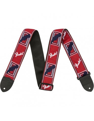 _ Accessori per strumenti a cordaTracolla fender 2" monogrammed red/white/blue 0990682000