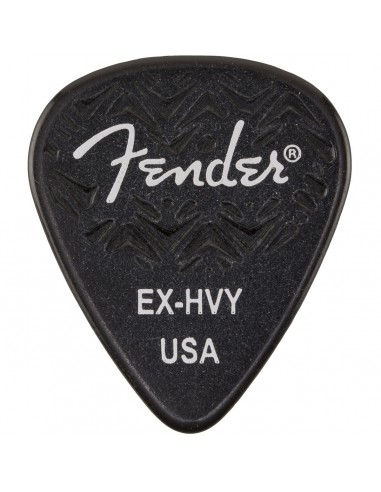 _ Accessori per strumenti a cordaPlettri fender 351 shape extra heavy black 1983351706