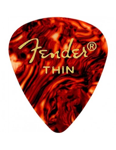 _ Accessori per strumenti a cordaPlettri fender 351 shape tortoise shell 12-pack thin 1980351700