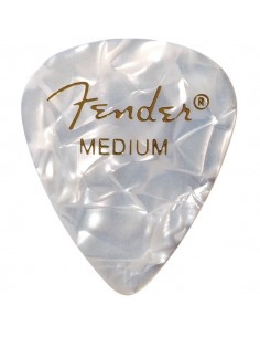_ Accessori per strumenti a cordaPlettri fender premium celluloid 351 shape white moto medium 1980351805