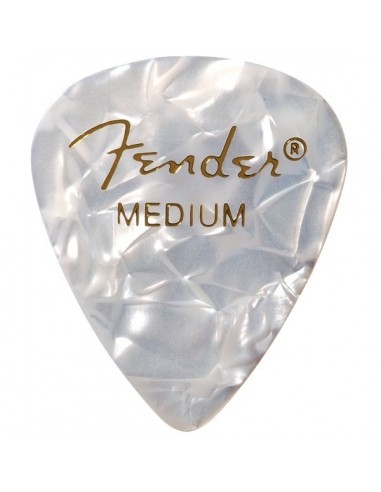 _ Accessori per strumenti a cordaPlettri fender premium celluloid 351 shape white moto medium 1980351805