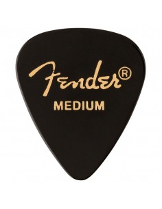 _ Accessori per strumenti a cordaPlettri fender premium celluloid 351 shape 12-pack black medium 1980351806