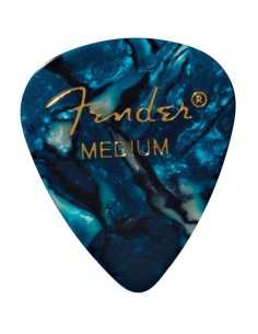 _ Accessori per strumenti a cordaPlettri fender premium celluloid 351 shape 12-pack oc turquoise medium 1980351808