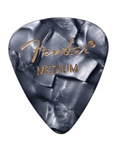 _ Accessori per strumenti a cordaPlettri fender premium celluloid 351 shape 12-pack black moto medium 1980351843