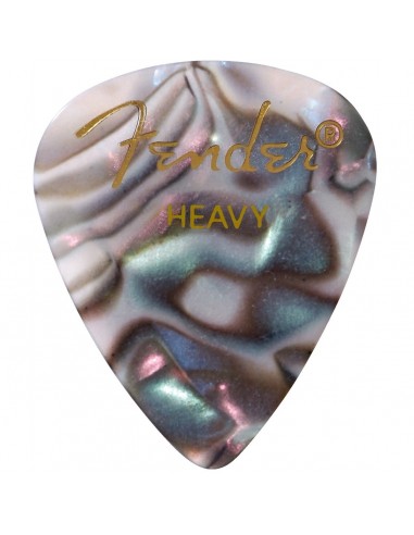 _ Accessori per strumenti a cordaPlettri fender premium celluloid 351 shape 12-pack abalone heavy 1980351957