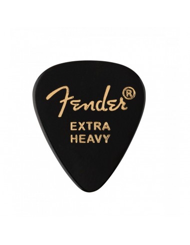 _ Accessori per strumenti a cordaPlettri fender premium celluloid 351 shape 12-pack black extra heavy 1980351206