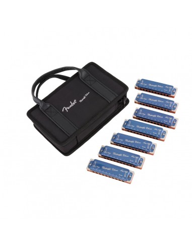 _ Strumenti a fiatoArmonica fender midnight blues pack of 7 0990702149