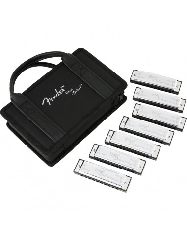 _ Strumenti a fiatoArmonica fender blues deluxe pack of 7 0990701049