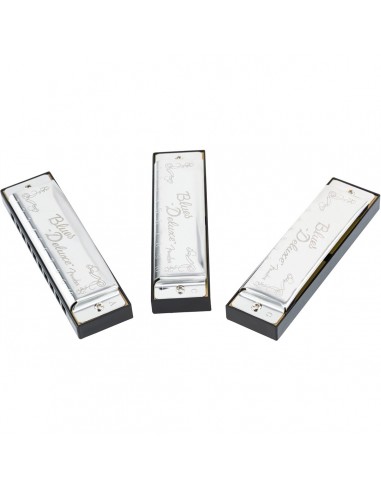 _ Strumenti a fiatoArmonica fender blues deluxe pack of 3 0990701021