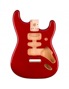 _ Accessori per strumenti a cordaCorpo fender deluxe series stratocaster hsh alder 2 point bridge m candy app red 0997103709