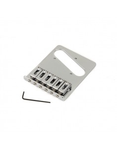 _ Accessori per strumenti a cordaFender parts standard series telecaster bridge assembly chrome 0053354000