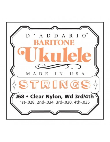 _ Accessori per strumenti a cordaMuta d'addario ukulele baritono j65b (j68)