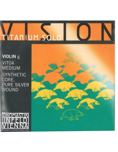 _ Accessori per strumenti a cordaCorda thomastik violino vision titanium solo vit04 sol 4/4