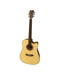 _ Strumenti a cordaChitarra acustica dreadnought cutaway dowina rustica dce-c con pre fishman presys