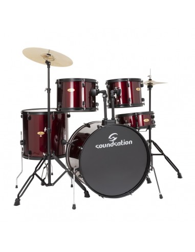 _ Batterie e percussioniBatteria soundsation edk22b-wr