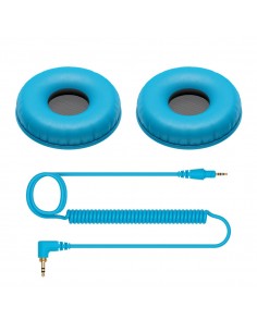 _ Cuffie per djCavo e earpad blue hc-cp08-l ricambio pioneer per hdj-cue1