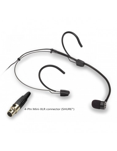 _ MicrofoniMicrofono ad archetto soundsation visage-c01d bk nero