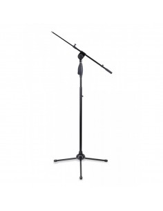 _ Attrezzature per palco e studioAsta microfonica a giraffa soundsation one hand-300-bk con sistema one hand e tripode
