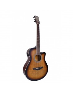 _ Strumenti a cordaChitarra acustica soundsation saguaro-hw-ce bw