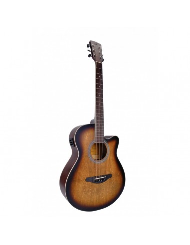 _ Strumenti a cordaChitarra acustica soundsation saguaro-hw-ce bw