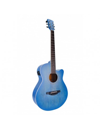 _ Strumenti a cordaChitarra acustica soundsation saguaro-hw-ce bl