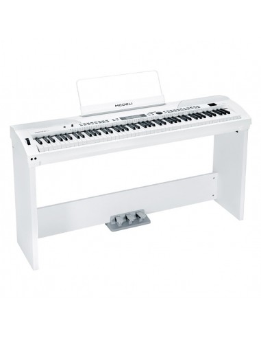_ Strumenti a tastieraSupporto con pedali di controllo medeli st430-wh per piano sp3000/sp4000/4200 bianco