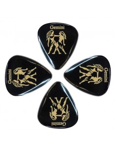 _ Accessori per strumenti a cordaConfezione 4 plettri timbertones zodiac gemelli
