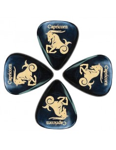 _ Accessori per strumenti a cordaConfezione 4 plettri timbertones zodiac capricorno