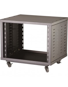 _ Attrezzature per palco e studioMobile rack 19" soundsation srack-100 8uw 8u con ruote