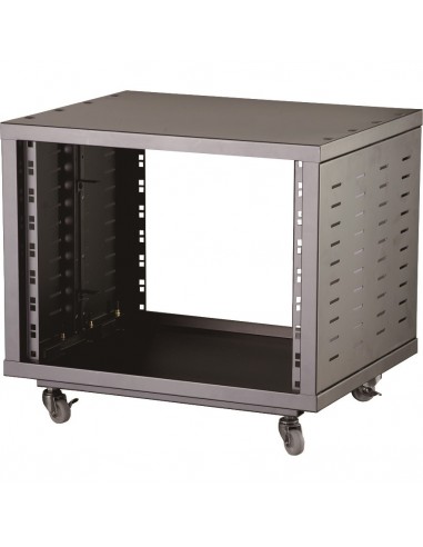 _ Attrezzature per palco e studioMobile rack 19" soundsation srack-100 8uw 8u con ruote