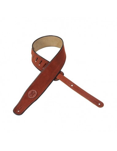_ Accessori per strumenti a cordaTracolla levy's mss3-rst pelle scam marrone bruciato per chitarra