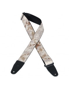 _ Accessori per strumenti a cordaTracolla levy's mps2-122 mimetica beige poly per chitarra