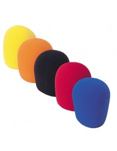 _ MicrofoniConfezione 5 antivento colorati mic sferico w-40-c