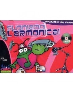 _ Carta stampataMetodo con cd suoniamo l'armonica a bocca