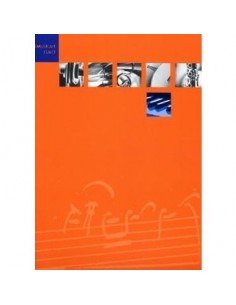 _ Carta stampataQuaderno da musica  arancio 12 pentagrammi ec107ar