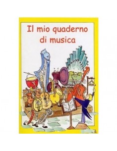 _ Carta stampataQuaderno da musica illustrato il mio primo quaderno di musica