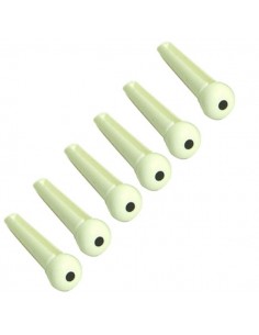 _ Accessori per strumenti a cordaBusta 50 piroli 2084 bianchi punto nero