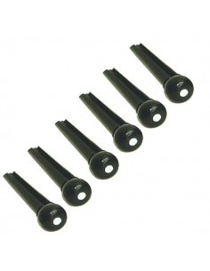 _ Accessori per strumenti a cordaBusta 50 piroli 2086 neri punto bianco