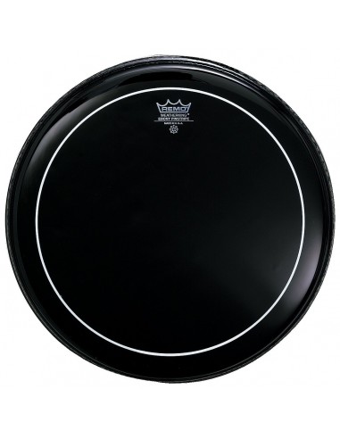_ Batterie e percussioniPelle remo pinstripe es-0618-ps 18" ebony