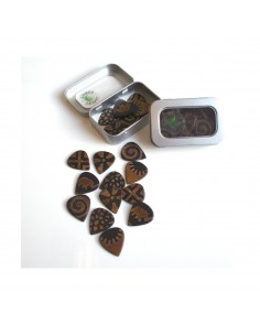 _ Accessori per strumenti a cordaTimbertones tribal tones mixed tin of 18 pcs