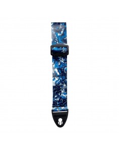 _ Accessori per strumenti a cordaTracolla d'andrea chitarra vintage vinyl blue swirl pearl