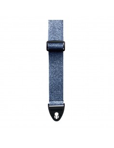 _ Accessori per strumenti a cordaTracolla d'andrea chitarra vintage vinyl moody blue glass glitter
