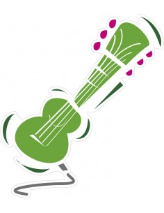 _ Carta stampataSticker swingtime serie kids chitarra 60x67 cm dsb0007