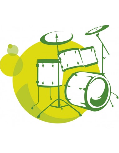 _ Carta stampataSticker swingtime serie kids batteria stilizzata 130x120 cm  dsb0015