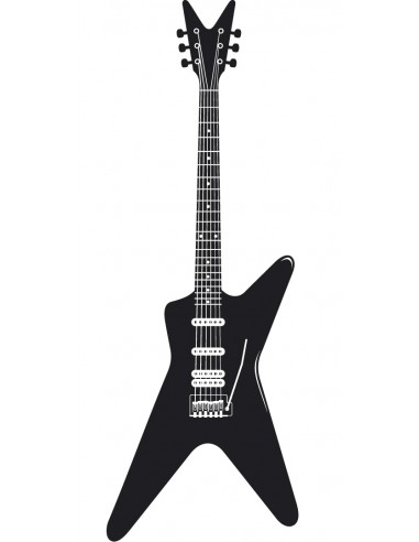 _ Carta stampataSticker swingtime serie instruments chitarra mod. darrel 100x36 cm  ds0004