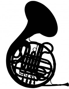 _ Carta stampataSticker swingtime serie instruments corno60x45 cm  dss0018