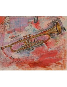 _ Carta stampataStampa jeff laibson artworks swing - white r. trumpet hal-str