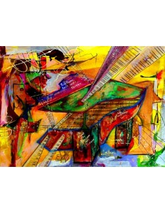 _ Carta stampataStampa jeff laibson artworks jazz -  pastel piano hal-jpp