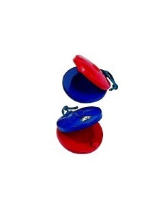 _ Batterie e percussioniCoppia nacchere peace in legno rh-35w